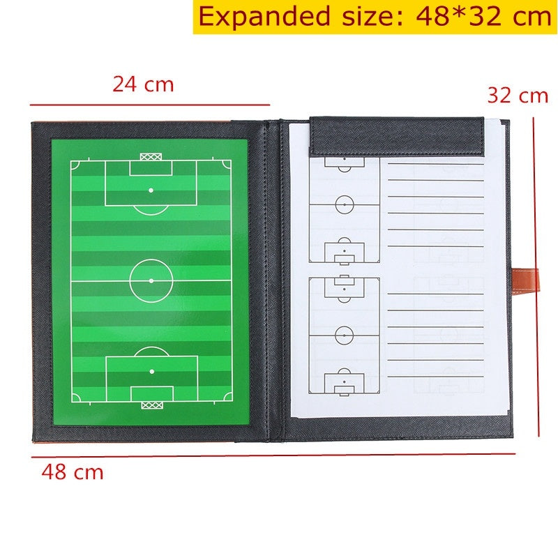 Soccer Tactical Board With Magnetic and Leather Cover - A Trust Market