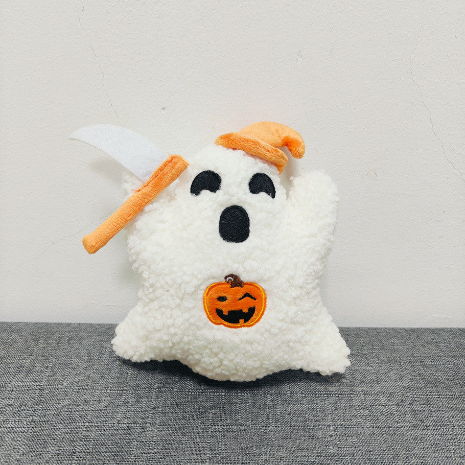 New Gus The Ghost With Pumpkin Pillow for Halloween Decoration - A Trust Market