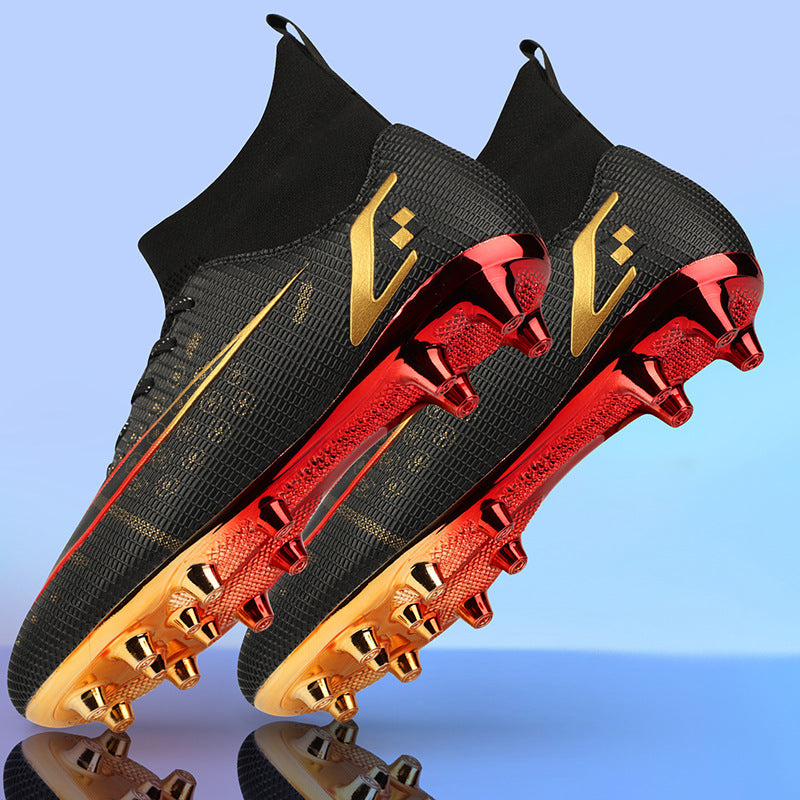 Fantastic Long Nail Football / Soccer Shoes for Natural Grass and Turf