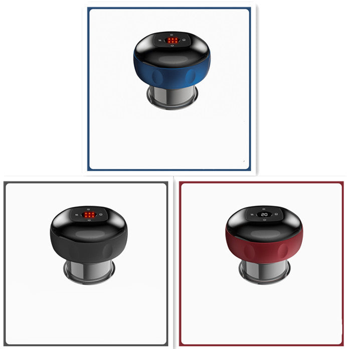 Electric Vacuum Cupping Massage Body. Cups For Anti-Cellulite Therapy And Body Massager