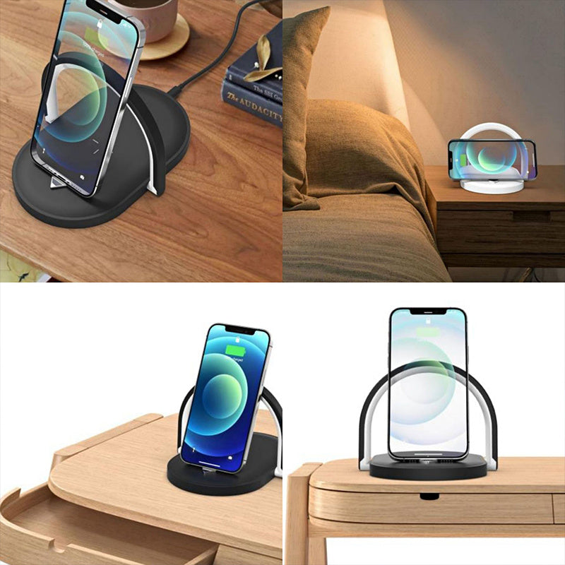 3 In 1 Foldable Wireless Charger Station. 15W Fast Charging