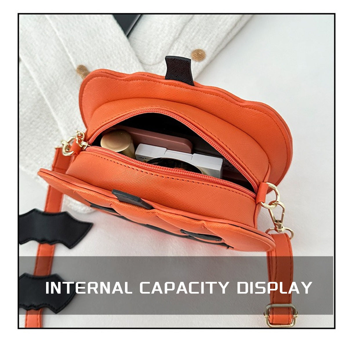 Wonderful Halloween Pumpkin Crossbody Purse For Women - A Trust Market