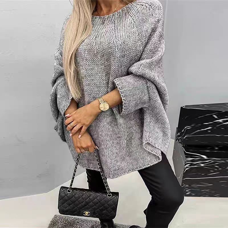 Winter Loose Batwing Sleeve Pullover