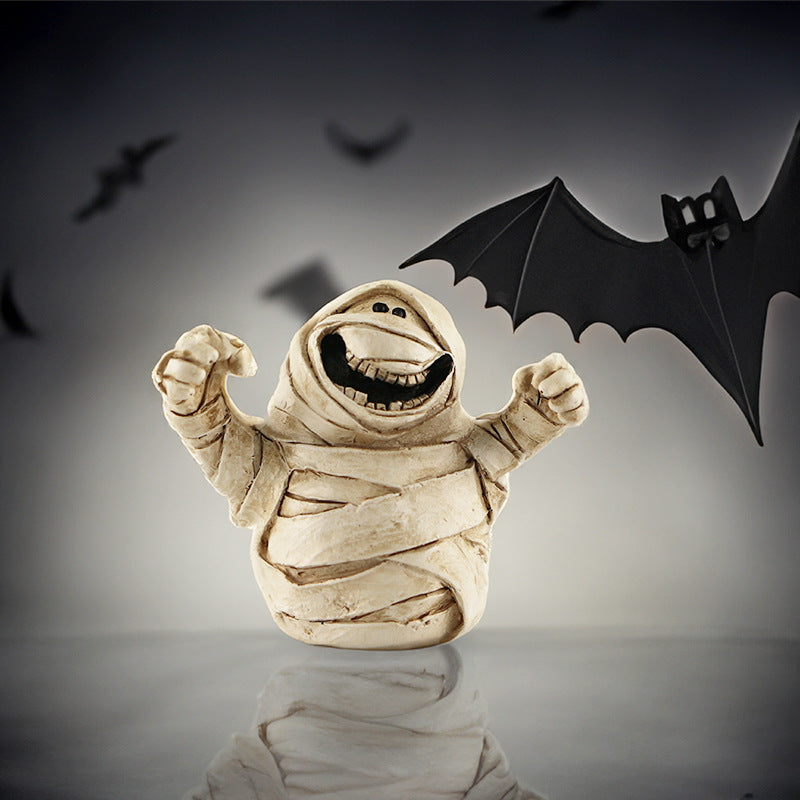 Cute Halloween Pumpkin, Ghost, Frank, Mummy Ornaments - A Trust Market