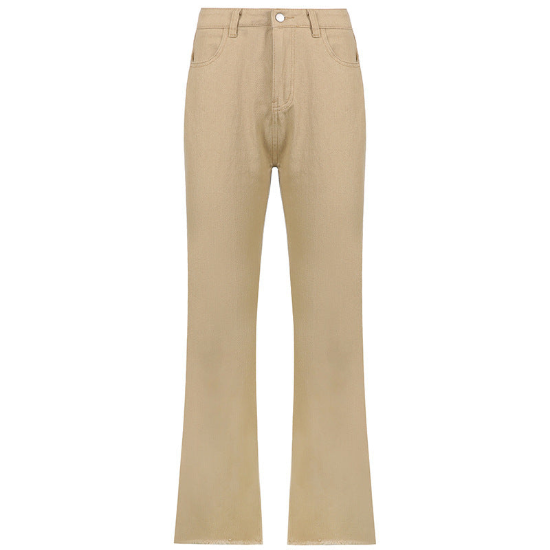 Spice Girl Style High Waist Slim Jeans Bell Bottoms - A Trust Market