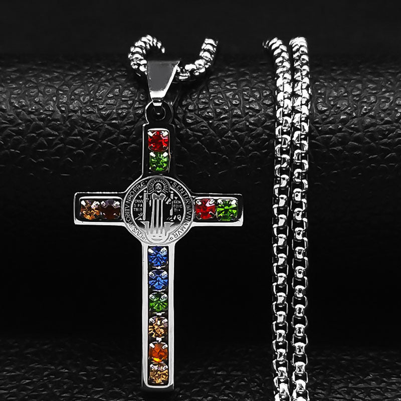 St. Benedict Pendant And Necklace