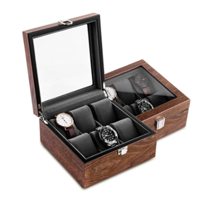 Walnut Watch Organizer Box - A Trust Market
