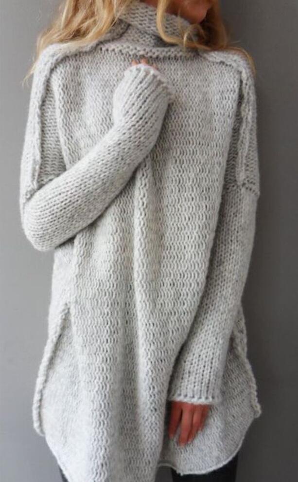Wonderful Three-needle Craft Long-sleeved Sweater