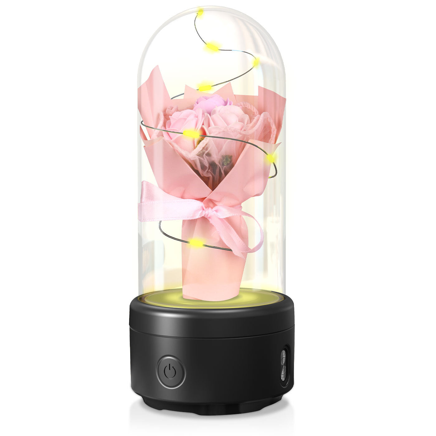 Creative 2 In 1 Bouquet LED Light And Bluetooth-compatible Speaker - A Trust Market