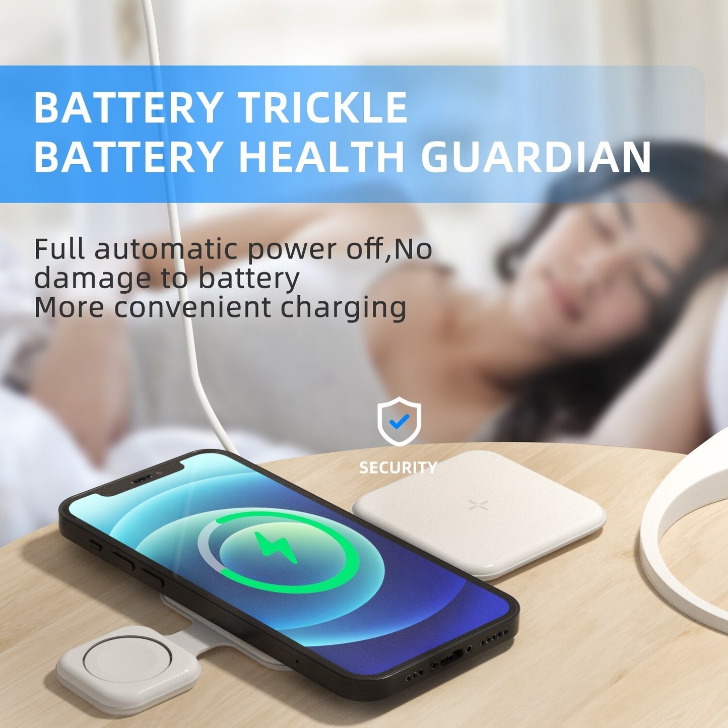3 In 1 Magnetic Foldable Wireless Charger For Cell Phones and Gadgets
