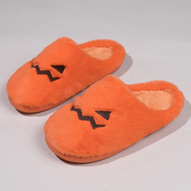 Cute Halloween Pumpkin Slippers - A Trust Market
