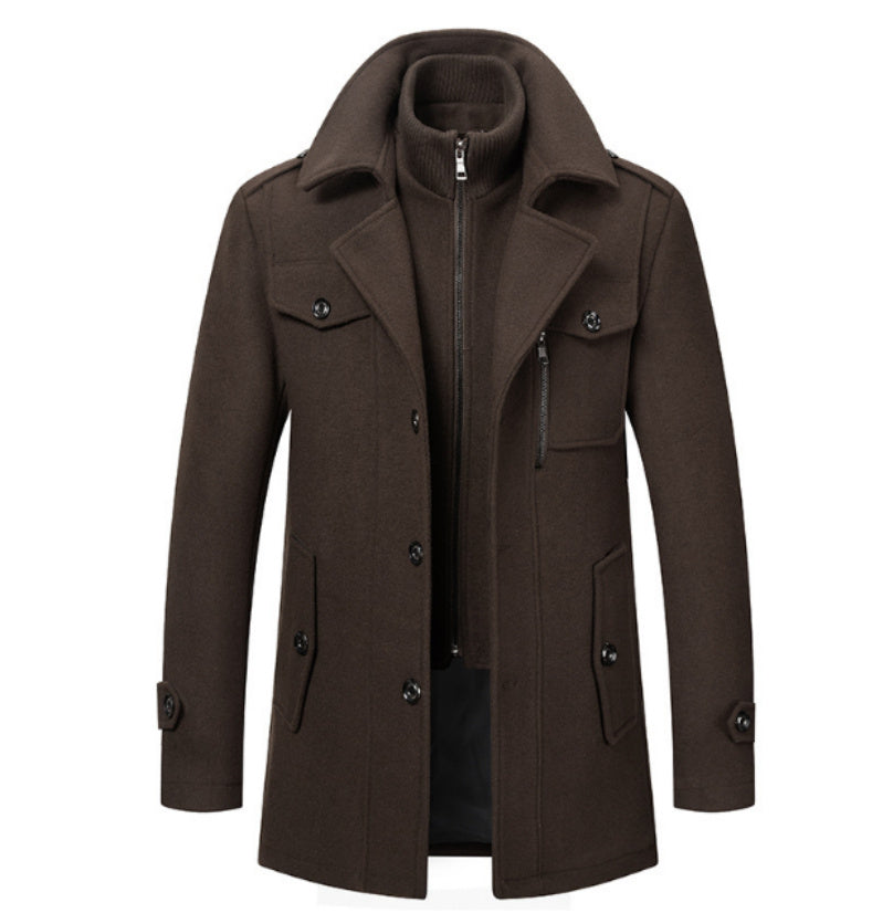 Beautiful Cold-resistant Cotton and Woolen Jacket For Business Gentlemen (Sale 🚨)