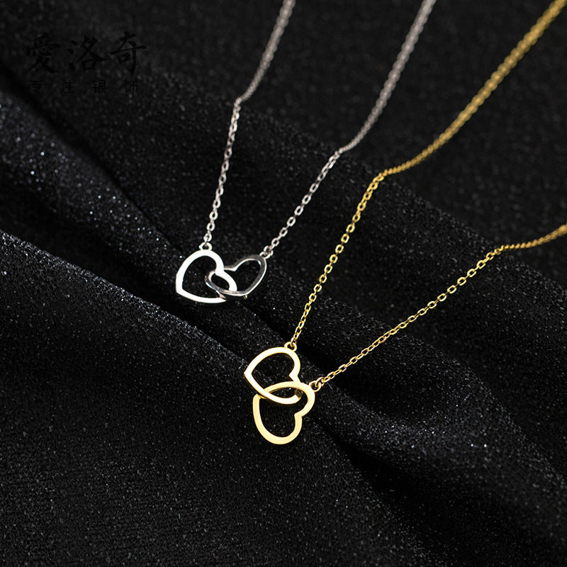 Beautiful Double Heart Necklace 💕