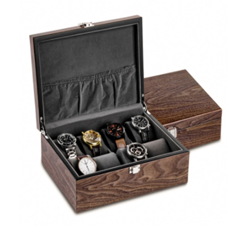 Walnut Watch Organizer Box - A Trust Market