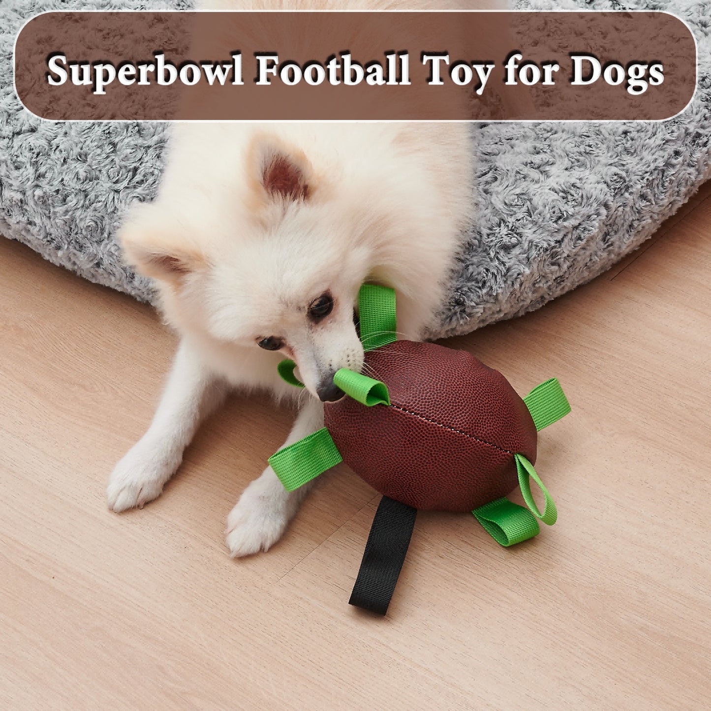 American Football With Straps For Dog and Cats