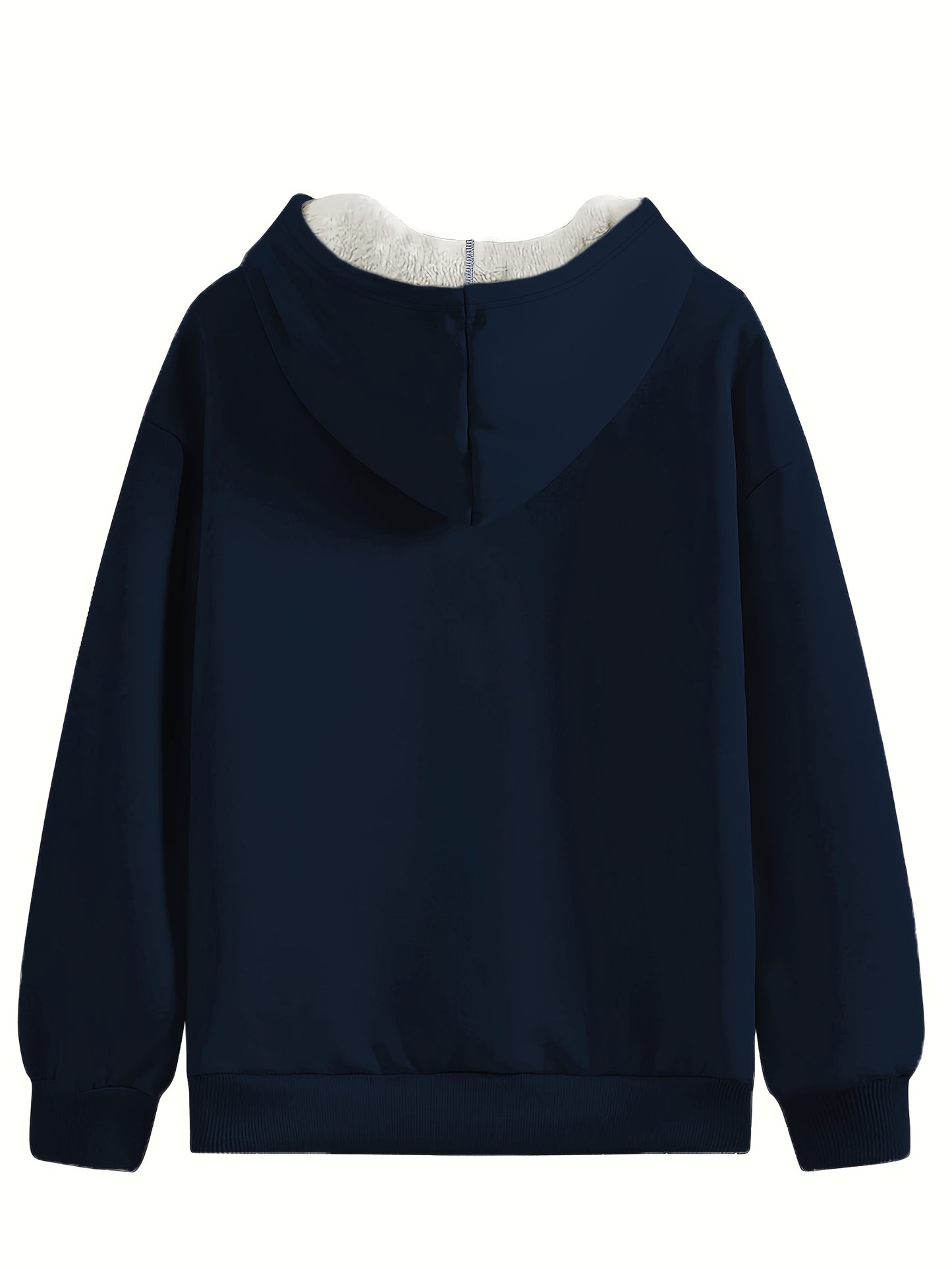 Wonderful USA Flag Print Hoodie For Women. Casual Pullover with Fleece-Lined Collar.