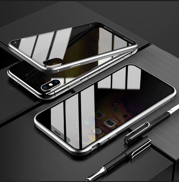 IPhone Magnetic Shell Case, Anti-peep, Privacy Glass - A Trust Market