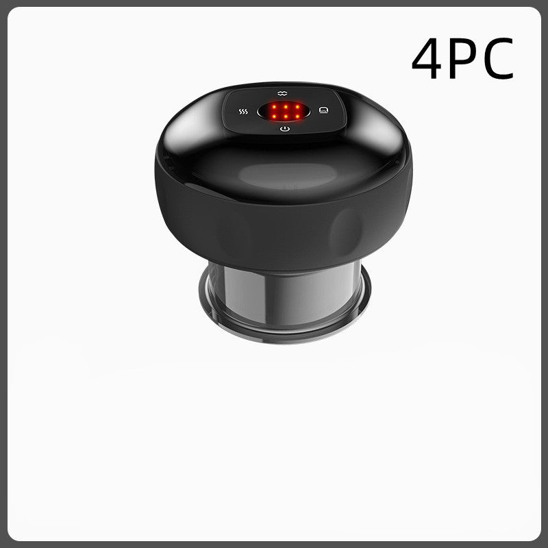 Electric Vacuum Cupping Massage Body. Cups For Anti-Cellulite Therapy And Body Massager