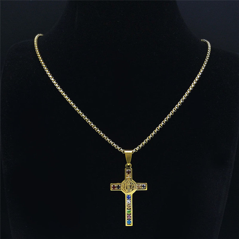 St. Benedict Pendant And Necklace