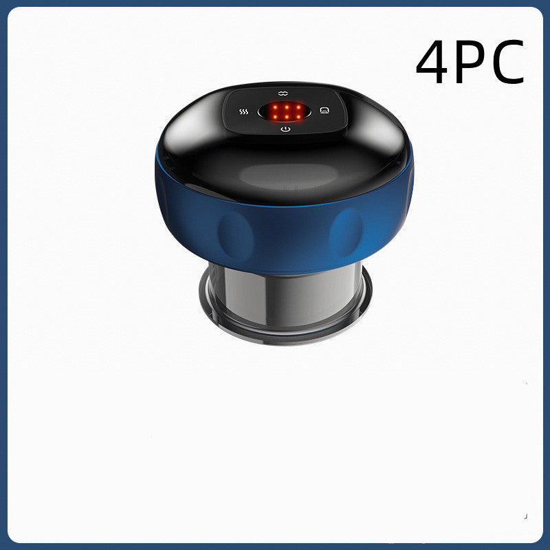 Electric Vacuum Cupping Massage Body. Cups For Anti-Cellulite Therapy And Body Massager