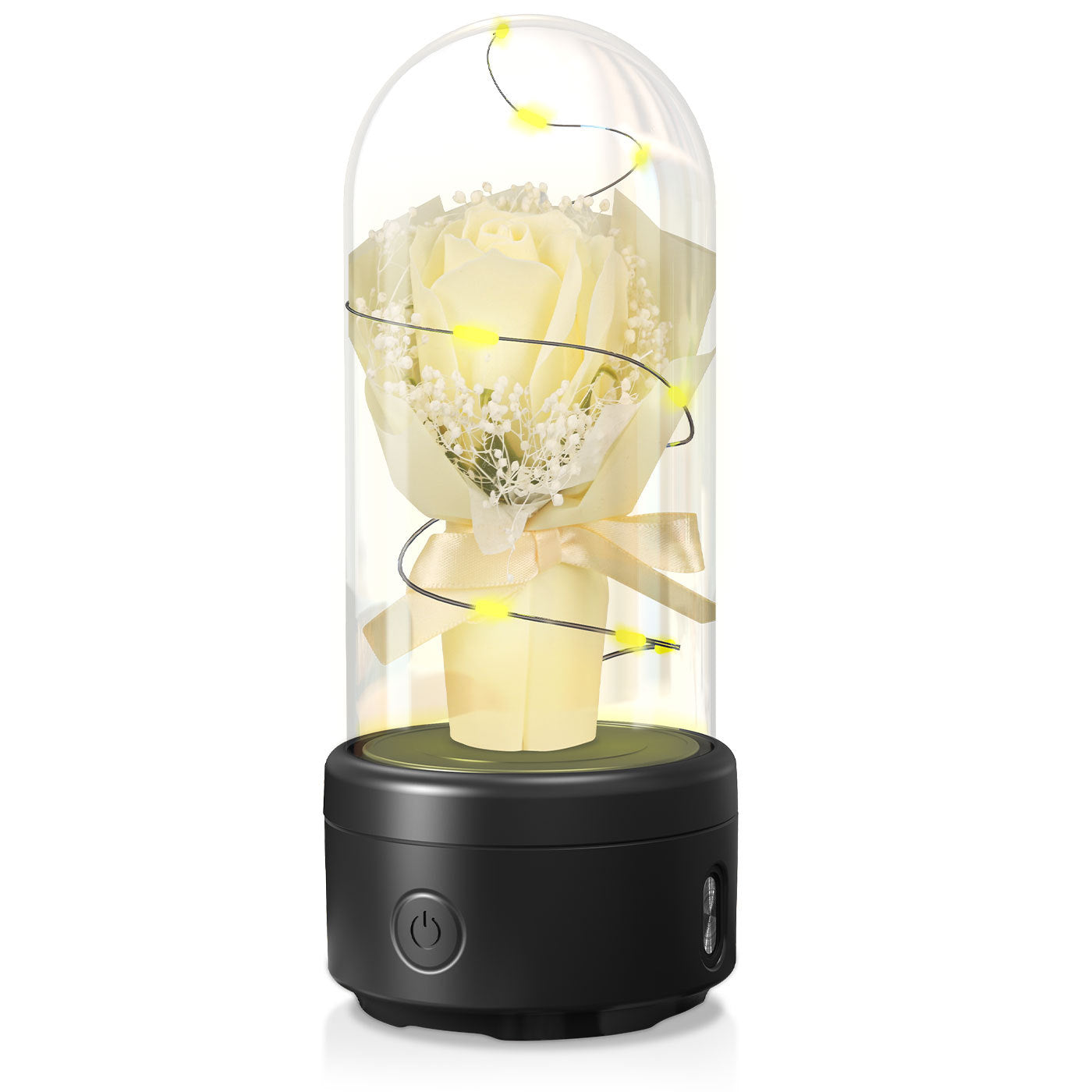 Creative 2 In 1 Bouquet LED Light And Bluetooth-compatible Speaker - A Trust Market
