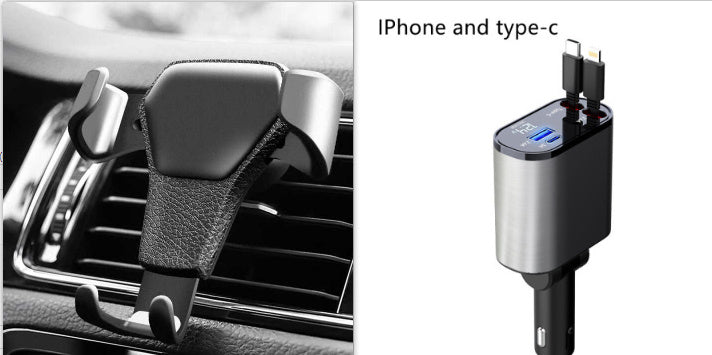 Great Super Fast Car Charger 100W With USB And TYPE-C Adapter