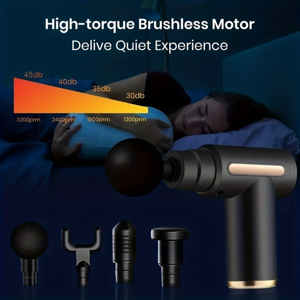 Great Portable Fascia Gun For Muscle Relaxer With Rechargeable USB