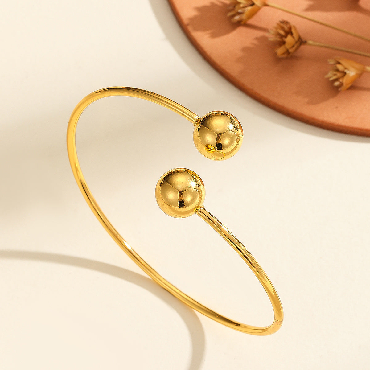 Copper Gold Plated Bracelet, With A Simple Temperament For Women. 💎
