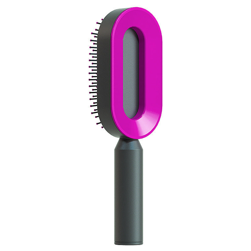 Fantastic One-Key Cleaning Hair Brush With Anti-Static