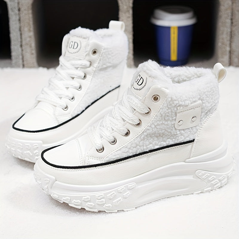 Thick And Warm Boots With Velvet For Women And Students