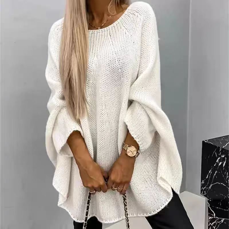 Winter Loose Batwing Sleeve Pullover