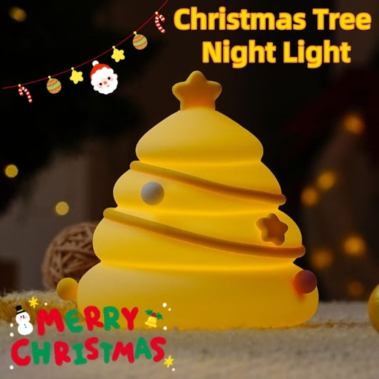 Cute Christmas Silicone Tree Night Lights