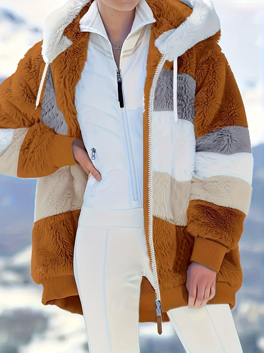 Wonderful Zip-Up Hooded Jacket for Women. Trendy European 🌍