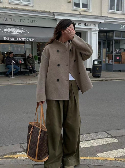 Fantastic Casual Short Double Breasted British Coat
