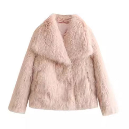 Fashion Winter Plush Coat For Women