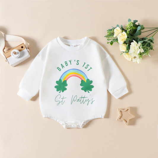 Cute Baby Romper For St. Patrick's Day ☘️👶