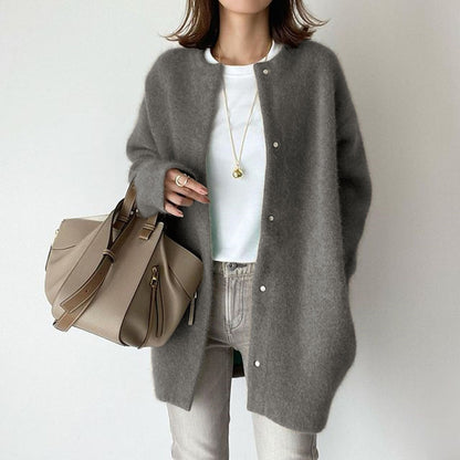 Fantastic Round Neck Jacket for Autumn And Winter