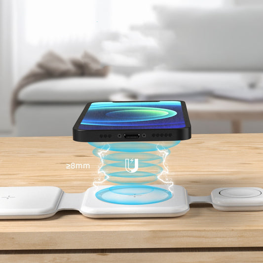 3 In 1 Magnetic Foldable Wireless Charger For Cell Phones and Gadgets