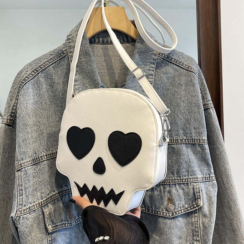 Cute Halloween Skull Cross Body Bag With Love Eyes - A Trust Market