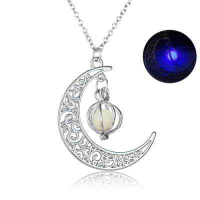 Fabulous Moon or Turtle Luminous Necklace - A Trust Market