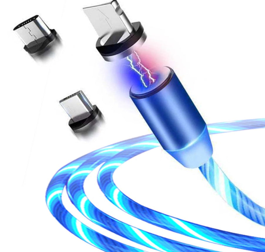 Flowing Light Magnetic Cable For Phones Charging