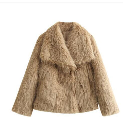 Fashion Winter Plush Coat For Women