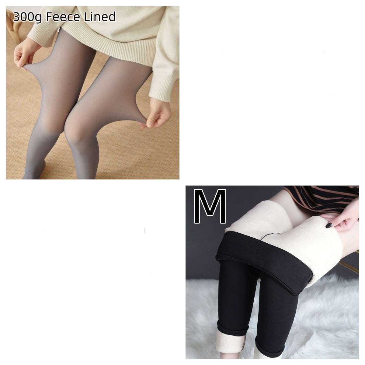 Wonderful Fleece-lined Thickened Sheer Tights Leggings