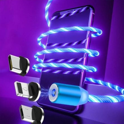 Flowing Light Magnetic Cable For Phones Charging