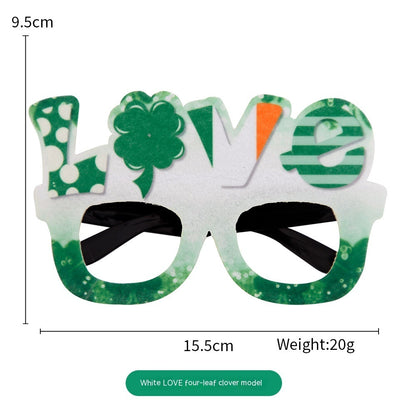 St. Patrick's Day. Irish Clover Glasses 👓☘️
