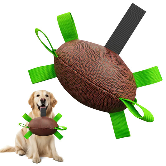 American Football With Straps For Dog and Cats