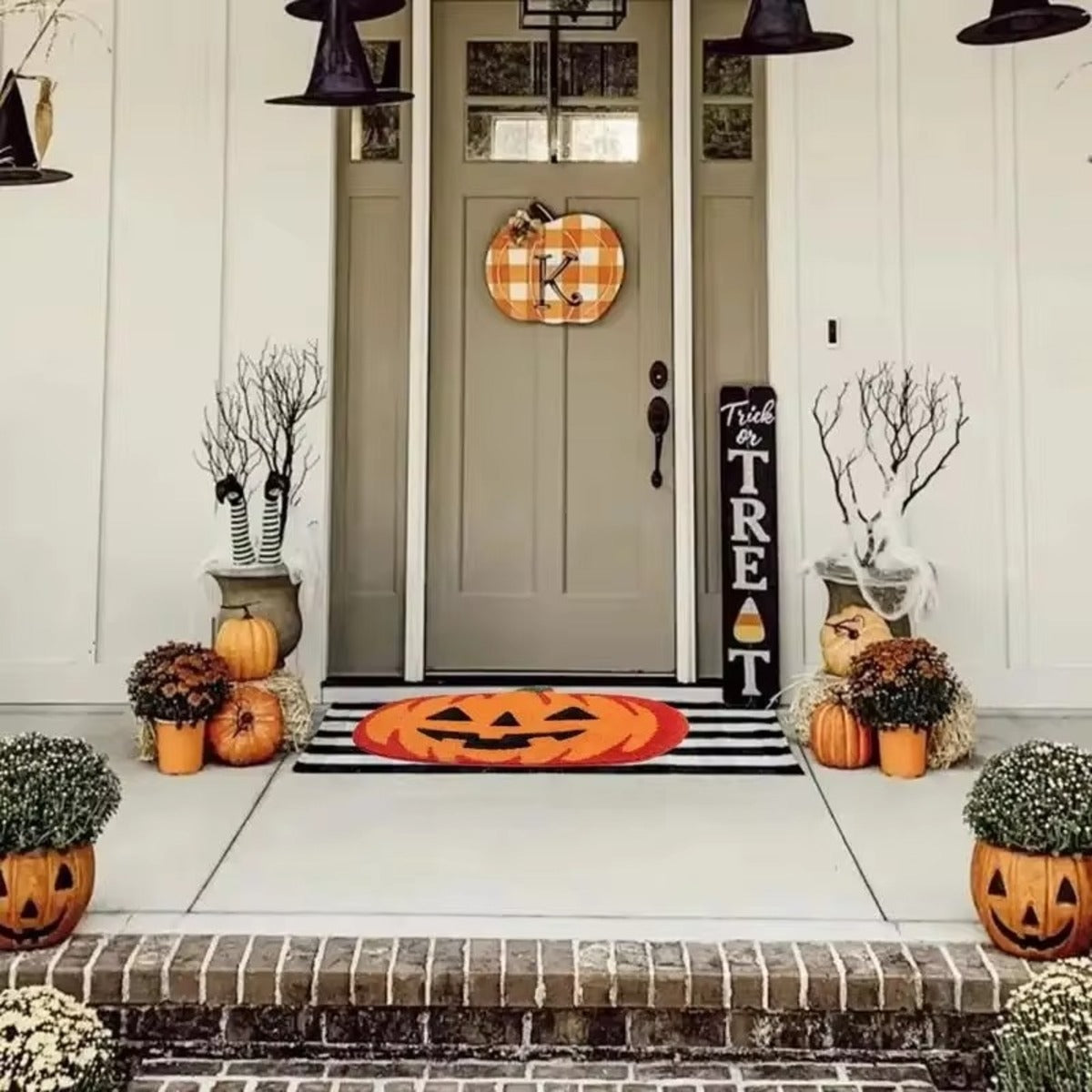 Halloween Pumpkin Non-Slip Rug - A Trust Market