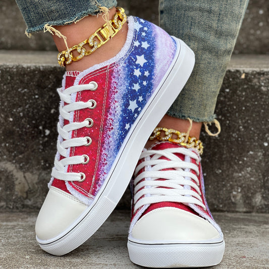 Wonderful Star Pattern Canvas Shoes 👟