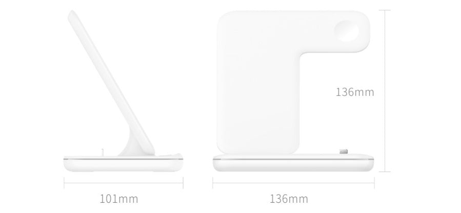 3 In 1 Wireless Charger Stand For Cell Phone and Gadgets