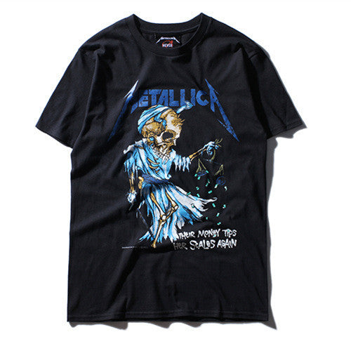 Bang Your Head With a Retro Metallica´s Printed T-shirt - A Trust Market